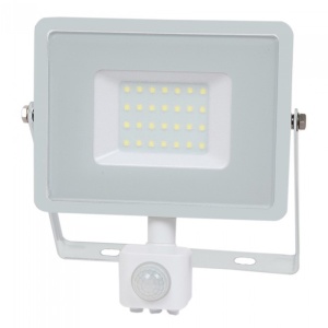 REFLECTOR LED SMD 30W 6400K IP44 CU SENZOR MISCARE - ALB - Img 2