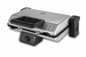 RESIGILAT - Contact grill GALLET CHARTRES GRI660, 1600W, placi detasabile, deschidere la 180 grade - Img 4