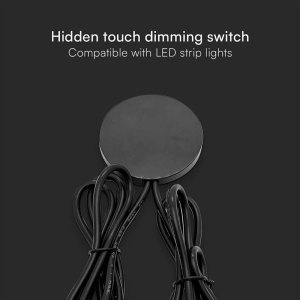 SENZOR SMART TOUCH DIMABIL PENTRU BANDA LED - NEGRU - Img 4