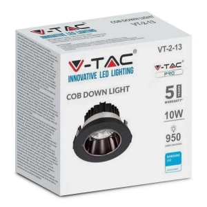 SPOT LED 10W 4000K ALB NEUTRU - NEGRU - Img 6