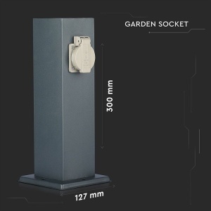 STALP EXTERIOR CU PRIZA 2 CAI IP44 - Img 12