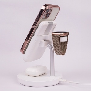 STATIE INCARCARE 5 IN 1 CU INCARCARE WIRELESS MAGNETIC - ALB - Img 5