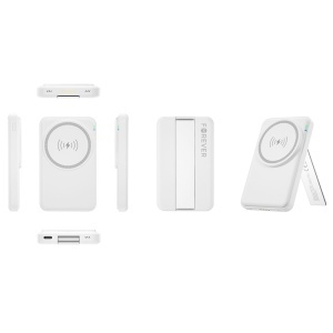 STATIE INCARCARE 5 IN 1 CU INCARCARE WIRELESS MAGNETIC - ALB - Img 15