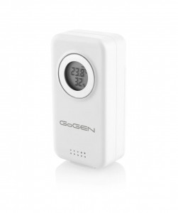 Statie meteo GoGEN ME 3565 SMART, senzor extern Wi-Fi, prognoza 5 zile, aplicatie mobila, negru/argintiu - Img 3