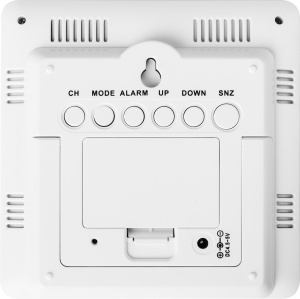 Statie meteo interior-exterior ECG MS 300 White, senzor extern fara fir, LCD color, ceas, alarma - Img 8