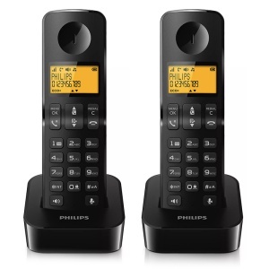 TELEFON DECT D2602 NEGRU PHILIPS - Img 2