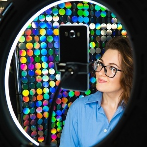 TREPIED SELFIE CU LAMPA CIRCULARA LED 5W 10''/25CM - Img 9