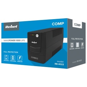 UPS OFFLINE NANOPOWER 1000 (1000VA/600W) REBE - Img 8