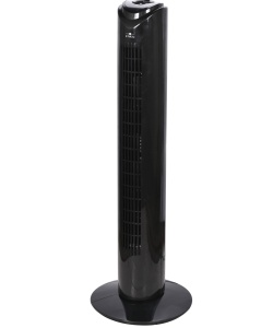 Ventilator turn LENTZ, 45W, 81cm, 3 viteze, oscilatie, negru - Img 2