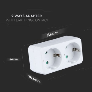 ADAPTOR 2 PRIZE 2X16A MAX 2300W - Img 5