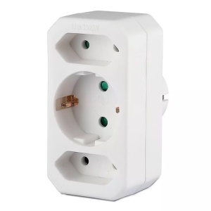 ADAPTOR 3 PRIZE 1X16A 2x2.5A MAX 3500W - Img 4