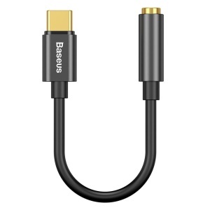ADAPTOR USB-C - JACK 3.5MM BASEUS - NEGRU - Img 2