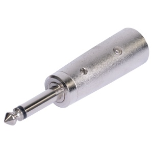ADAPTOR XLR TATA - JACK 6.35 TATA MONO METAL - Img 3