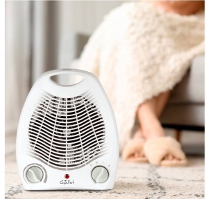 Aeroterma Gallet H 500, 2 niveluri de putere 1000 W/2000 W, termostat, alb - Img 3