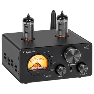 AMPLIFICATOR STEREO LAMPI 6K4 2X100W A60 KRUGER&MATZ - Img 3