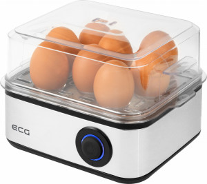 Aparat de fiert si prajit oua ECG UV 5080, 500 W, 8 oua fierte, 4 oua prajite - RESIGILAT