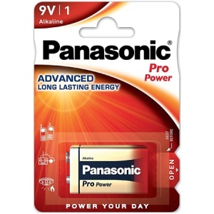 BATERIE 9V BLISTER 1 PRO POWER PANASONIC