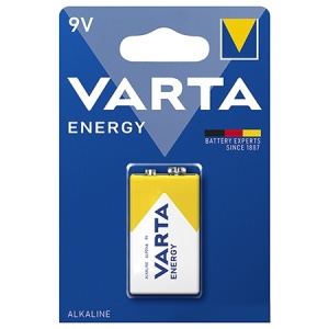 BATERIE ALCALINA ENERGY 9V BL 1 BUC VARTA - Img 1