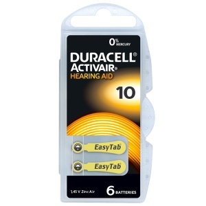 BATERIE AUDITIVA DURACELL 10 BLISTER 6 BUC - Img 2