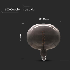 BEC FILAMENT LED 4W E27 STICLA NEAGRA - Img 4