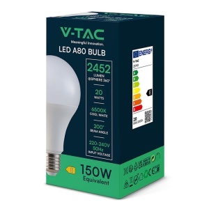BEC LED A80 E27 20W 6500K ALB RECE - Img 3