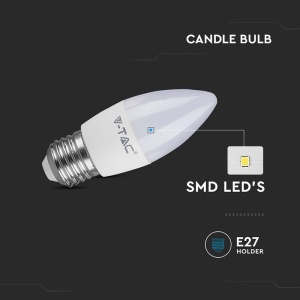 BEC LED E27 4.5W 3000K ALB CALD - Img 5
