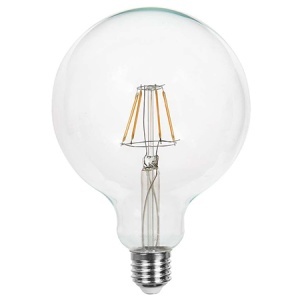 BEC LED G125 E27 12.5W CU FILAMENT 3000K ALB CALD
