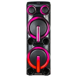 BOXA PORTABILA 2X10" BLUETOOTH/AUX/USB + MIC WIRELESS UHF - Img 1