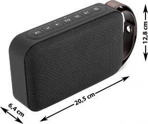 Boxa portabila Bluetooth cu radio FM, ECG BTS M1 B&amp;B ELYSIUM, IPX4, 15 W - Img 7