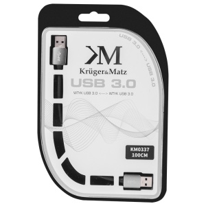 CABLU USB 3.0 TATA - TATA 1M BLISTER KRUGER&MATZ - Img 4