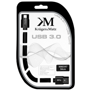 CABLU USB 3.0 TATA - USB TATA TIP C 0.5M KRUGER&MATZ - Img 4