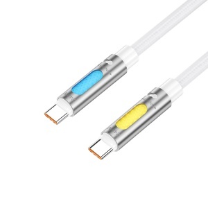 CABLU USB-C - USB - C 1.2M 240W CU RGB SI AROMATHERAPY - ALB - Img 3