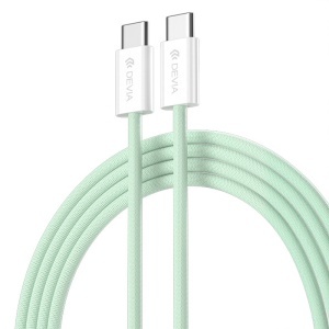 CABLU USB-C - USB-C 1M 60W 3A - VERDE - Img 3