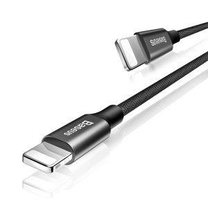CABLU USB -LIGHTNING 2A 1.2M BASEUS - NEGRU - Img 3