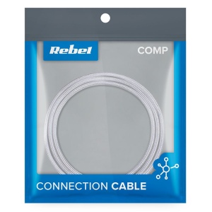 CABLU USB-MICRO USB 0.5 REBEL ALB - Img 3