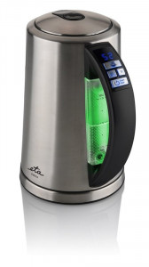 Cana electrica fierbator ETA Elektra 3597, 2200 W, 1.5 L, otel inoxidabil, iluminare colora