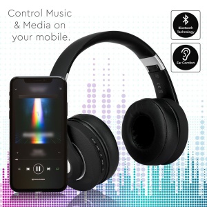 CASCA WIRELESS BLUETOOTH/MSD - NEGRU - Img 6