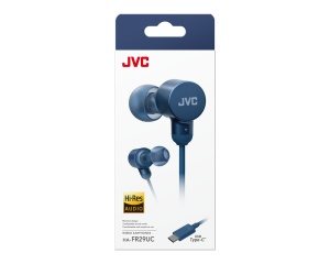 Casti JVC HA-FR29UC-A-U, Cu fir, In-Ear, Microfon, USB-C, Functie Mod Sunet, Husa, albastru - Img 4