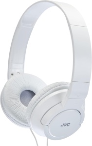 Casti Over the Ear JVC HA-S180W-E-F, Cu fir, Deep Bass, Mini-jack de 3.5 mm, Alb