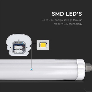 CORP ILUMINAT LED 120CM 24W 4000K 160LM/W IP65 - Img 3