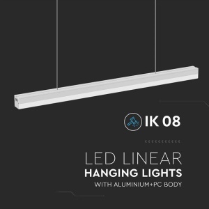 CORP ILUMINAT LED LINIAR 120CM 40W 4000K ALB NEUTRU - ALB - Img 4