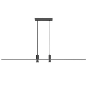 CORP ILUMINAT LED SUSPENDAT 19W 4000K 80CM X 115CM - NEGRU - Img 2