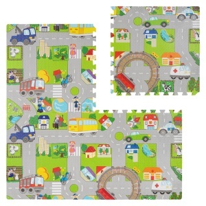 COVORAS EDUCATIV PUZZLE 120X120CM MASINI REBEL - Img 3