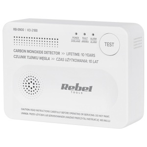 DETECTOR SENZOR MONOXID DE CARBON REBEL - Img 2
