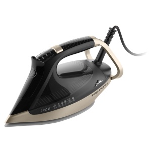 Fier de calcat ETA Super Steam II 3275 90000, 3000 W, LCD color, jet abur 200 g/min, debit abur 60 g/min, negru/auriu - Img 1