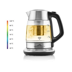 Fierbator electric cu infuzor pentru ceai ETA CRYSTELA PREMIUM 9153, 1.5 L, 2200W, otel inoxidabil si sticla - Img 13