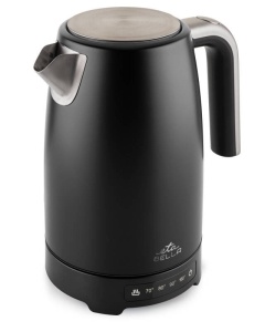 Fierbator electric ETA Bella ETA 2587 90000, 2200 W, capacitate 1.7 litri, temperatura reglabila 70-100°C, functie de mentinere la cald, inox, negru - Img 3