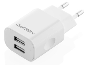 Incarcator de retea GoGEN ACH 205 CW, 2 x USB, 5V/2A, 10W, cablu USB-C 1m, alb - Img 3