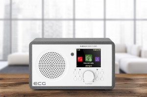Internet radio ECG B.BOLD 3200 Cubo, FM, Bluetooth, Li-Ion 3,7V/2000 mAh, 3W RSM, telecomanda, carcasa din lemn - Img 17