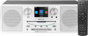 Internet radio ECG B.BOLD 7200 Intero White, FM + DAB, stereo 2 × 10 W, CD audio si MP3,Bluetooth, USB, carcasa lemn, alb - Img 17